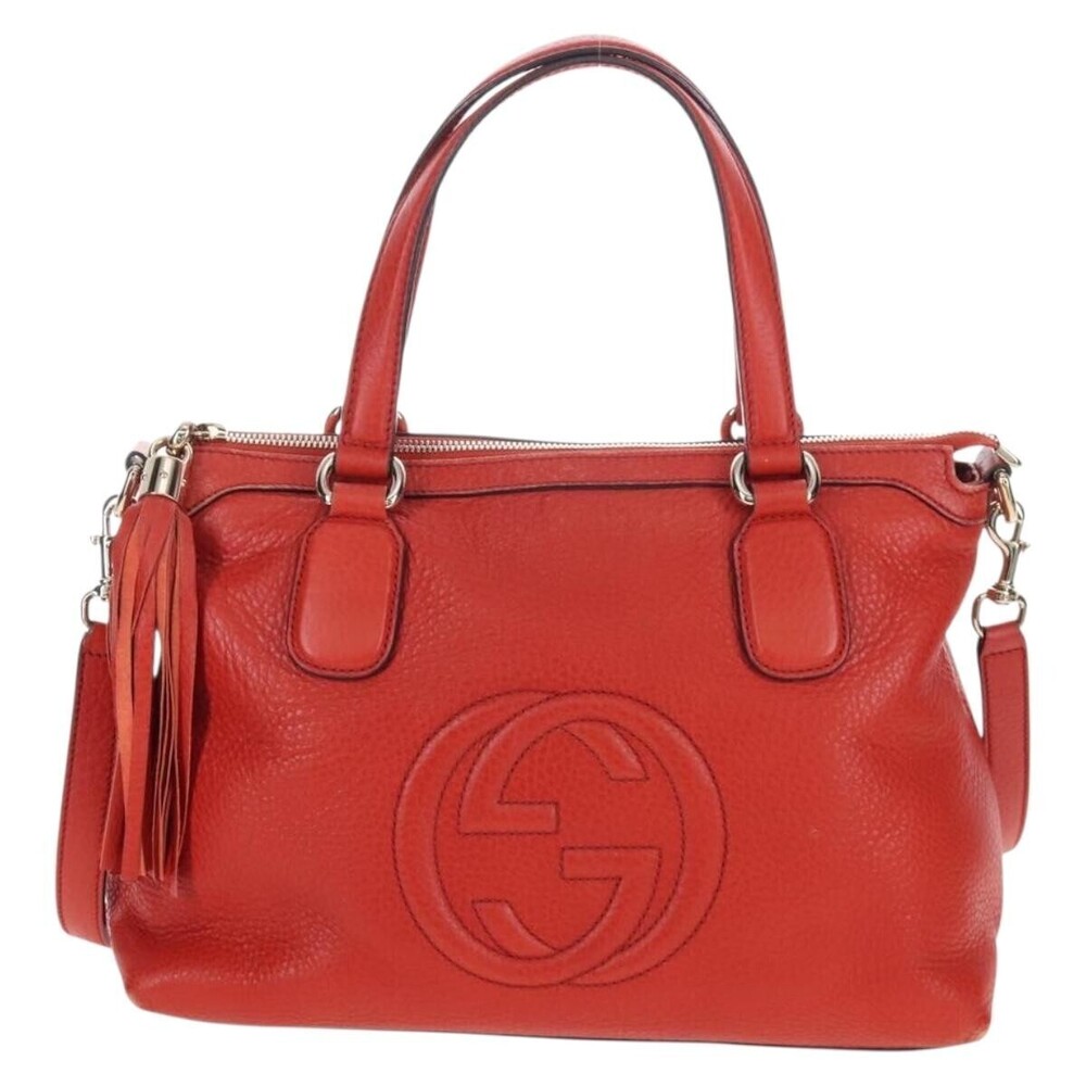 Gucci Soho Convertible Soft Top Handle Leather